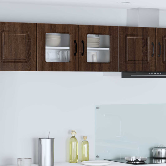 vidaXL Πάνελ πλυντηρίου πιάτων Kalmar Καφέ δρυς 80 x 31 x 40 εκ