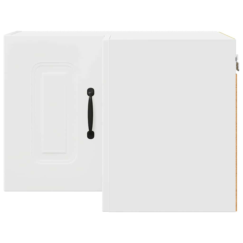 vidaXL Κρεμαστό ντουλάπι κουζίνας με ράφι Λευκό 57 x 57 x 40 εκ.