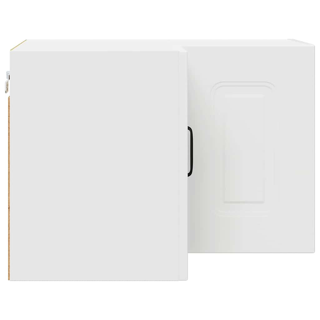 vidaXL Κρεμαστό ντουλάπι κουζίνας με ράφι Λευκό 57 x 57 x 40 εκ.