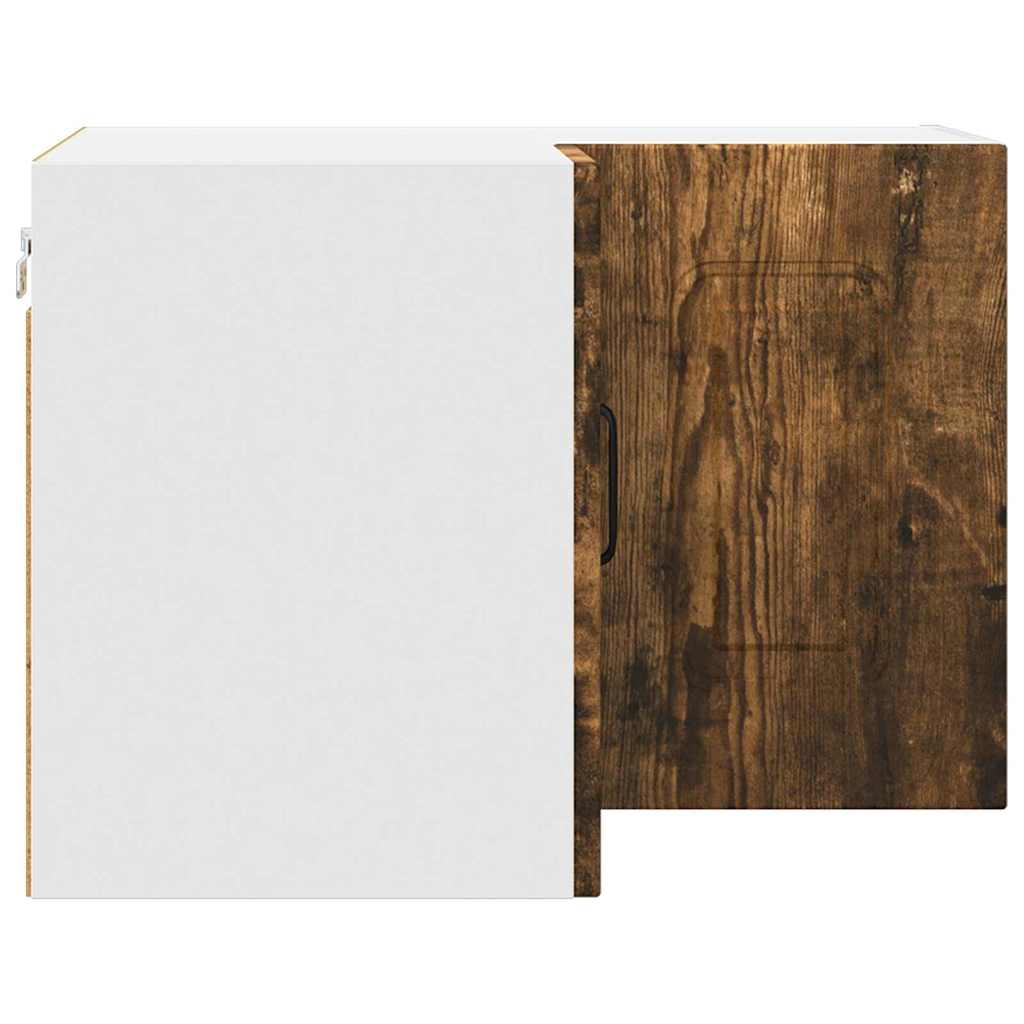 vidaXL Κρεμαστό ντουλάπι κουζίνας Καπνιστό Δρύς 57 x 57 x 40 εκ.