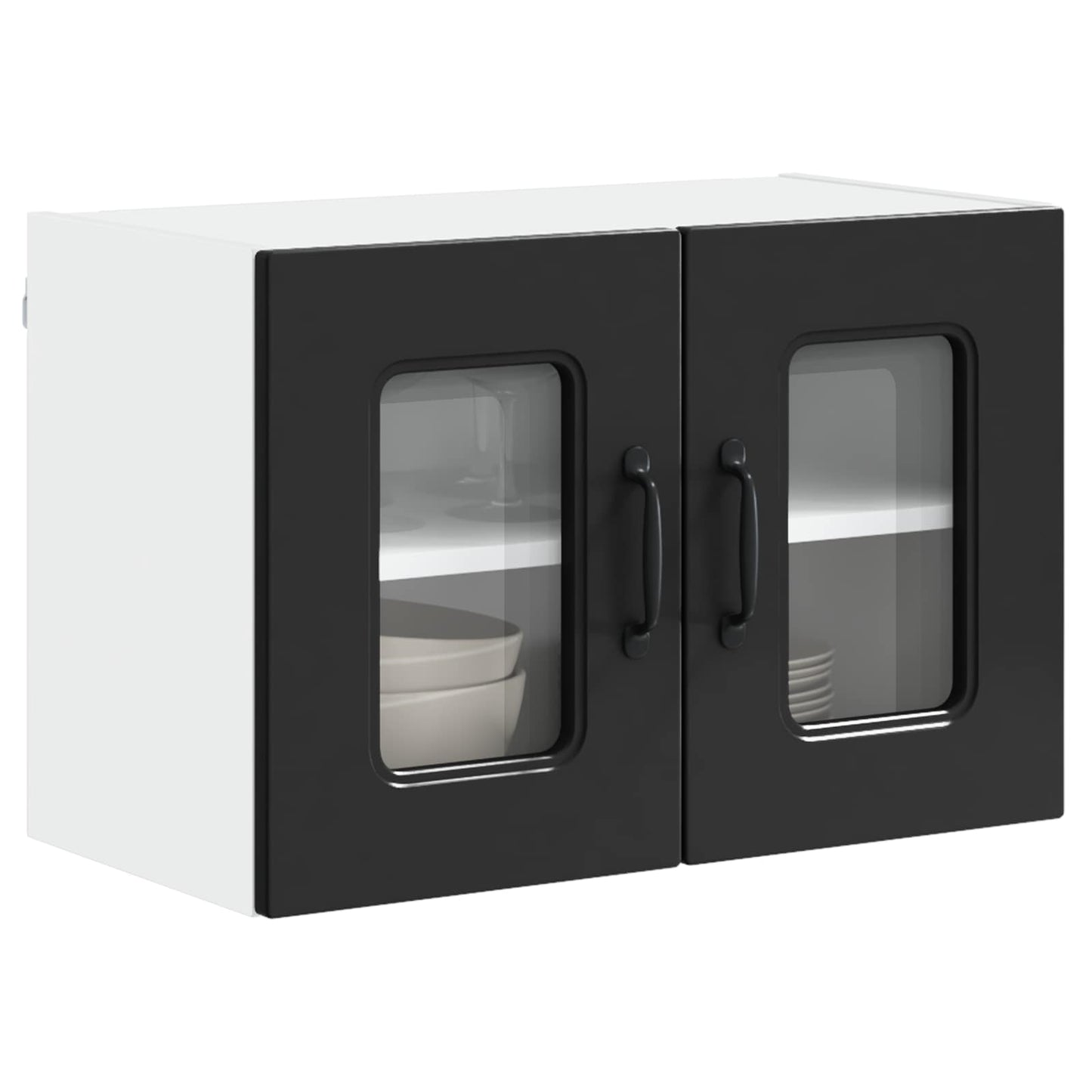 vidaXL Πάνελ πλυντηρίου πιάτων Kalmar Μαύρο 60 x 31 x 40 εκ