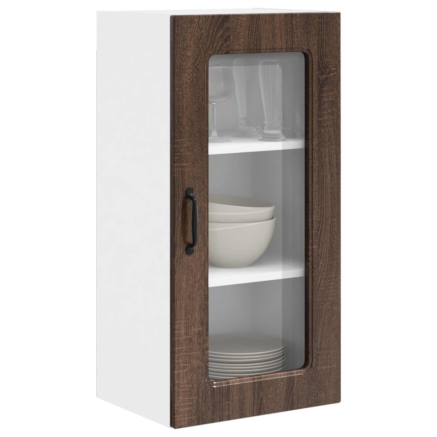 vidaXL Πάνελ πλυντηρίου πιάτων Kalmar 2 pcs Καφέ δρυς 40 x 31 x 80 εκ.