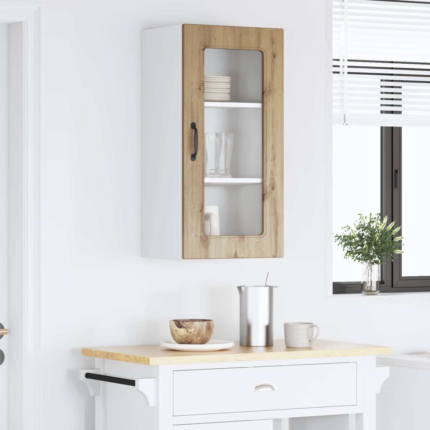 vidaXL Ντουλάπα Κουζίνας Kalmar Artisan Oak 40 x 31 x 80 εκ.
