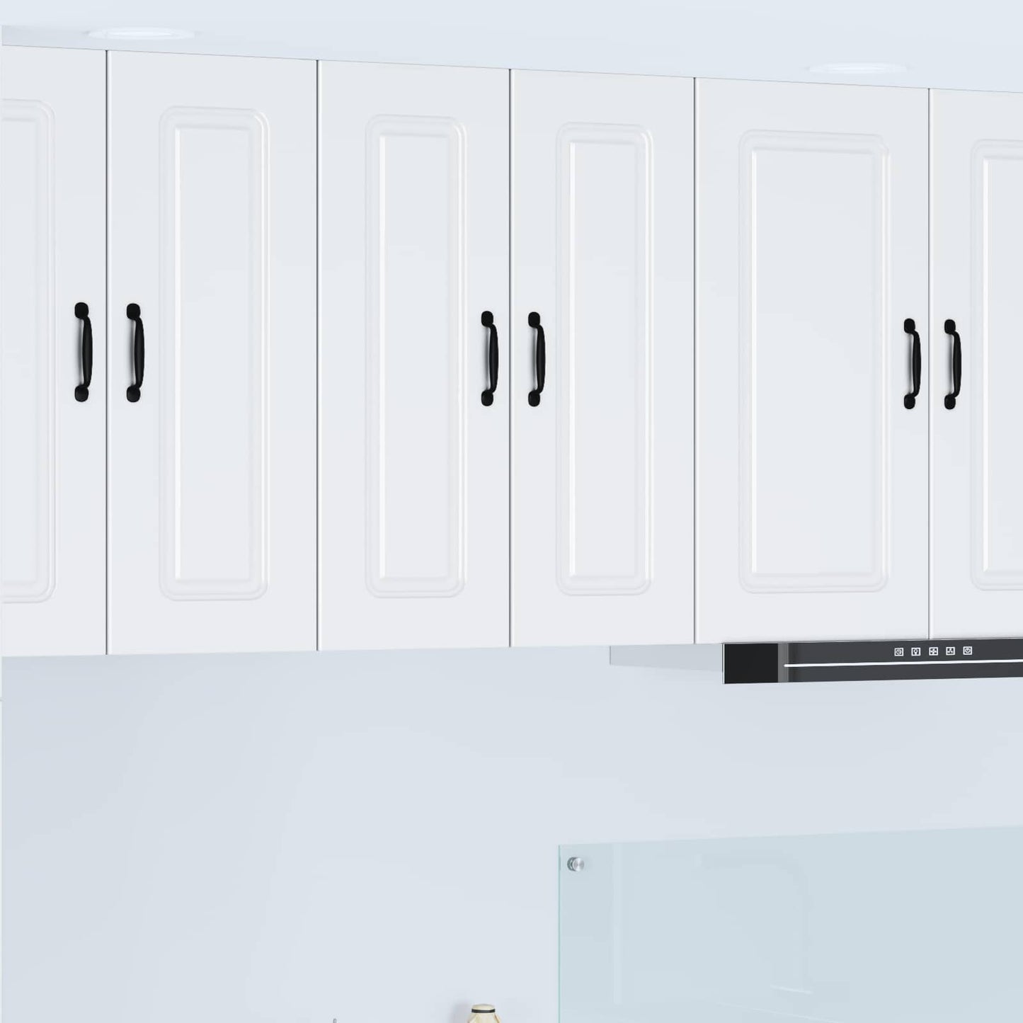 vidaXL Πάνελ πλυντηρίου πιάτων Kalmar 2 pcs Λευκό 30 x 31 x 80 εκ.