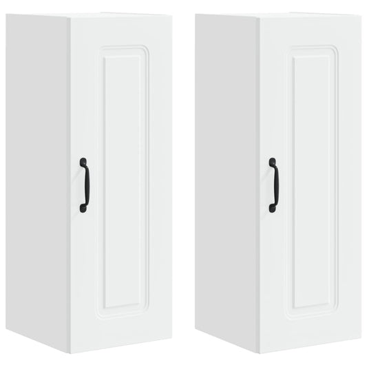 vidaXL Πάνελ πλυντηρίου πιάτων Kalmar 2 pcs Λευκό 30 x 31 x 80 εκ.