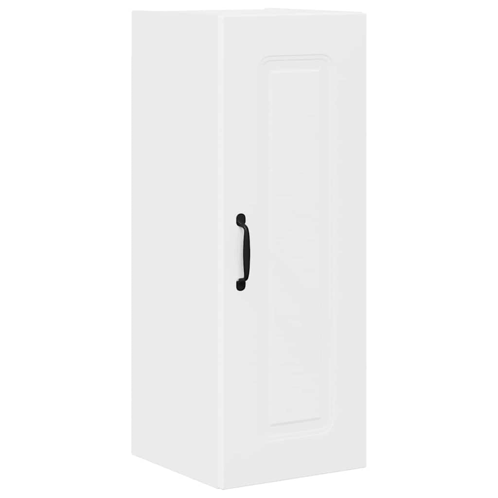 vidaXL Κρεμαστό ντουλάπι κουζίνας με ράφι 2 pcs Λευκό 30 x 31 x 80 εκ.