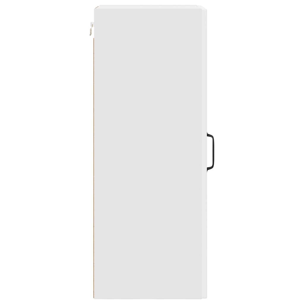 vidaXL Κρεμαστό ντουλάπι κουζίνας με ράφι 2 pcs Λευκό 30 x 31 x 80 εκ.