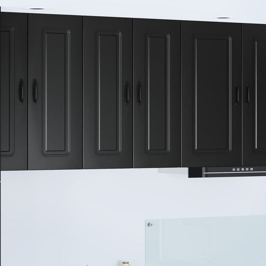 vidaXL Πάνελ πλυντηρίου πιάτων Kalmar Μαύρο 30 x 31 x 80 εκ.