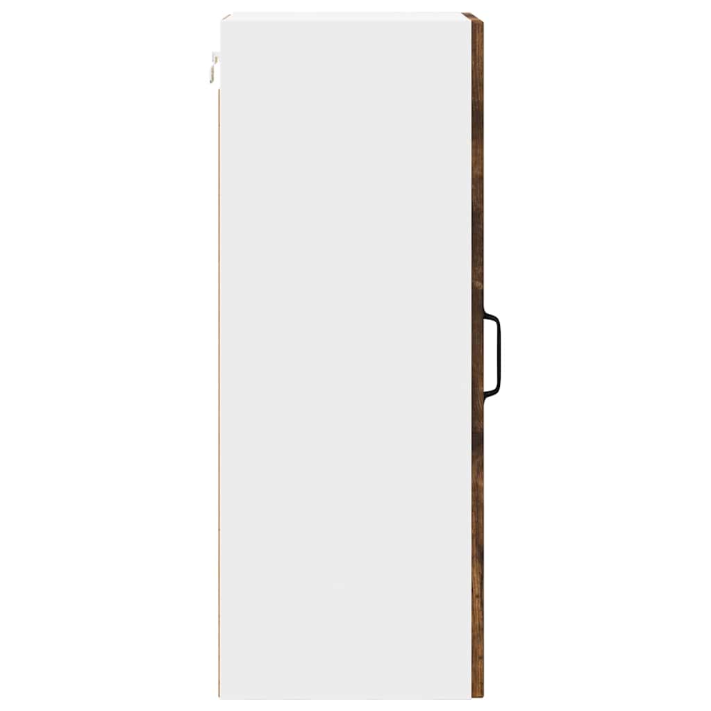 vidaXL Κρεμαστό ντουλάπι κουζίνας Καπνιστό Δρύς 30 x 31 x 80 εκ.