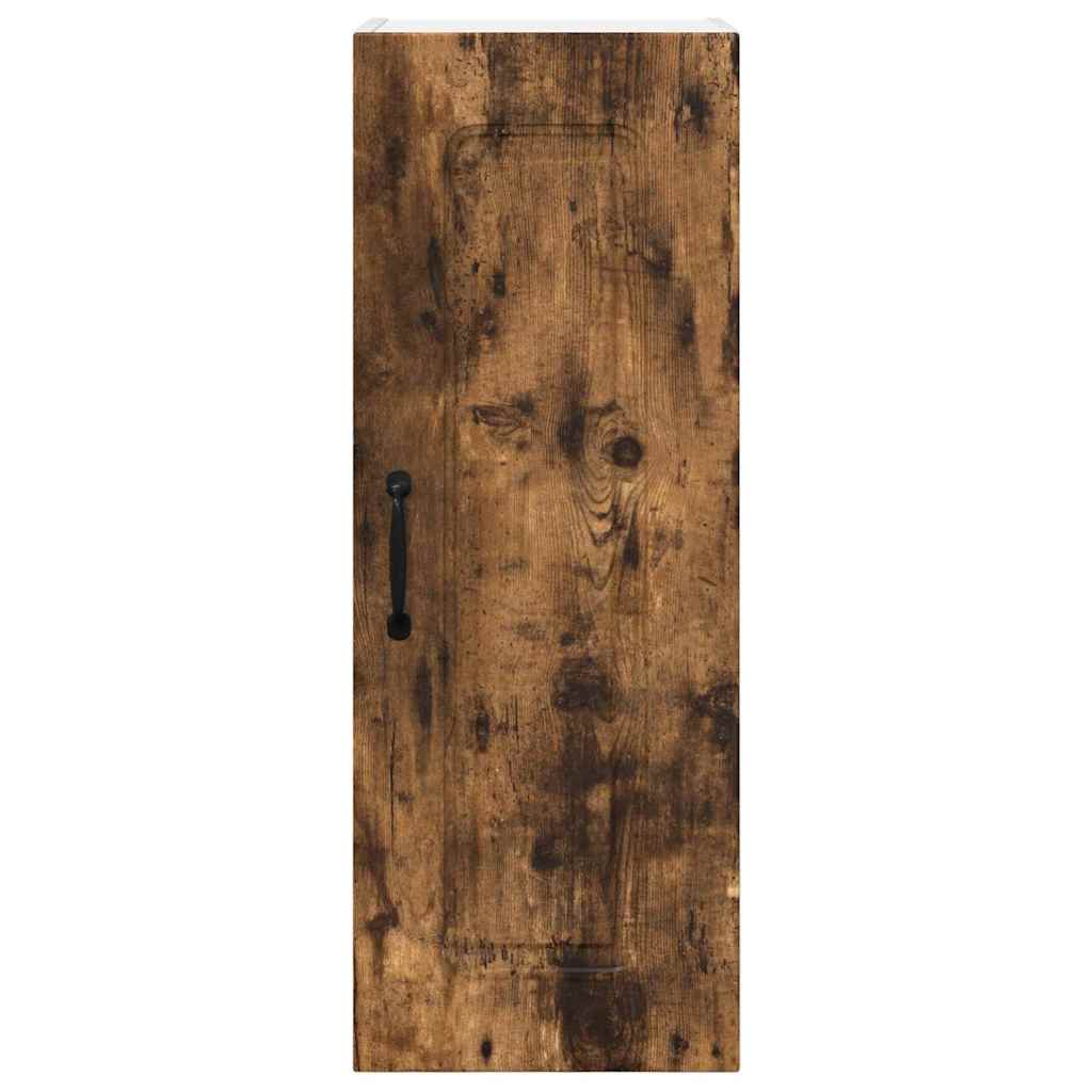 vidaXL Κρεμαστό ντουλάπι κουζίνας 2 pcs Καπνιστό Δρύς 30 x 31 x 80 εκ.