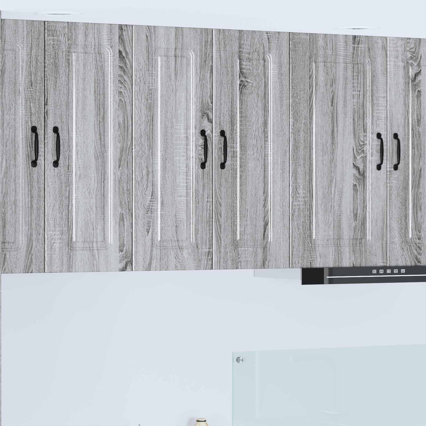 vidaXL Πάνελ πλυντηρίου πιάτων Kalmar Γκρίζο Σονομα 30 x 31 x 80 εκ.