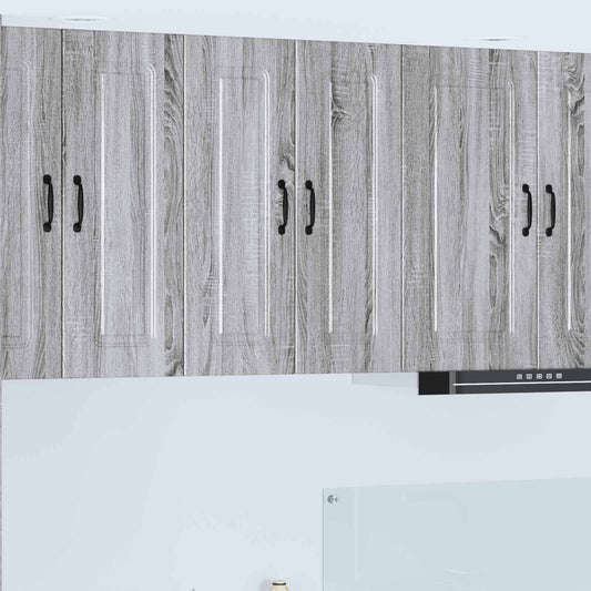 vidaXL Πάνελ πλυντηρίου πιάτων Kalmar Γκρίζο Σονομα 30 x 31 x 80 εκ.