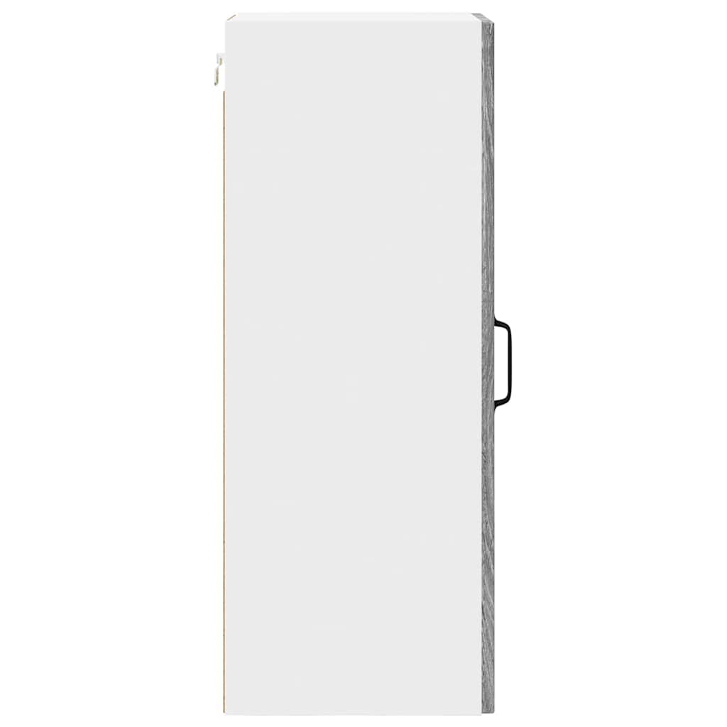 vidaXL Κρεμαστό ντουλάπι κουζίνας Γκρίζο Σονομα 30 x 31 x 80 εκ.