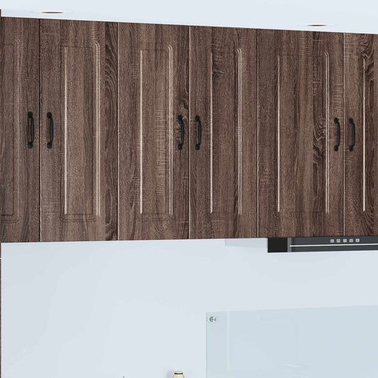 vidaXL Πάνελ πλυντηρίου πιάτων Kalmar Καφέ δρυς 30 x 31 x 80 εκ.