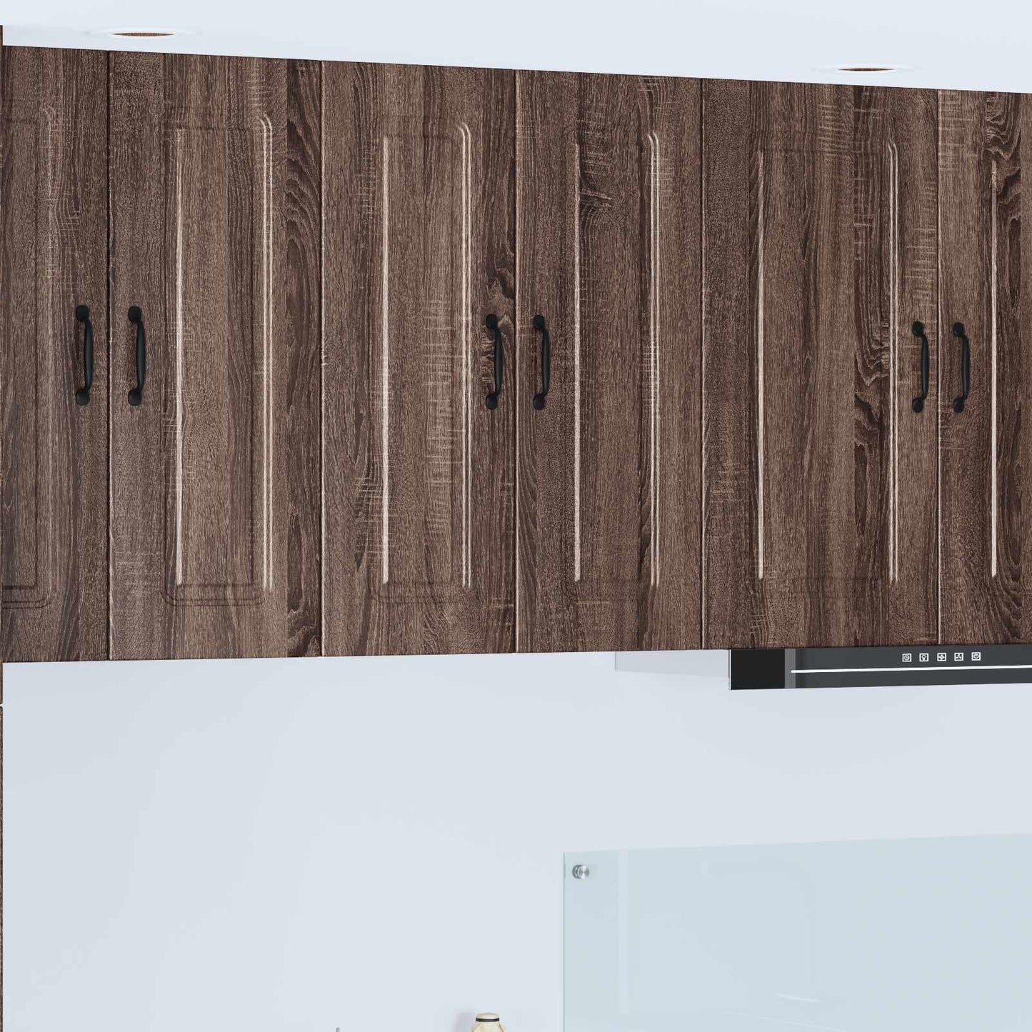 vidaXL Πάνελ πλυντηρίου πιάτων Kalmar 2 pcs Καφέ δρυς 30 x 31 x 80 εκ.