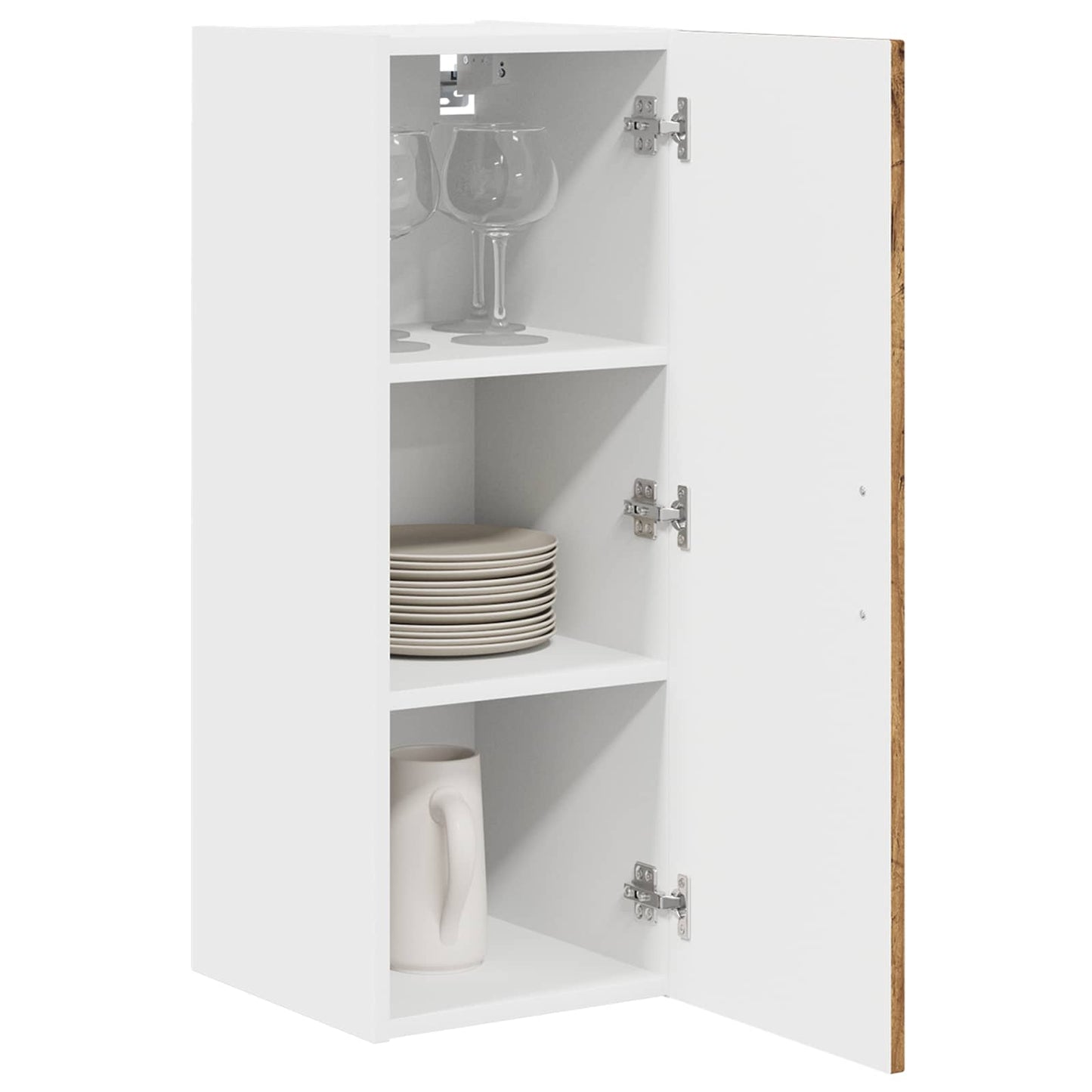 vidaXL Πάνελ πλυντηρίου πιάτων Kalmar Παλιό ξύλο 30 x 31 x 80 εκ.