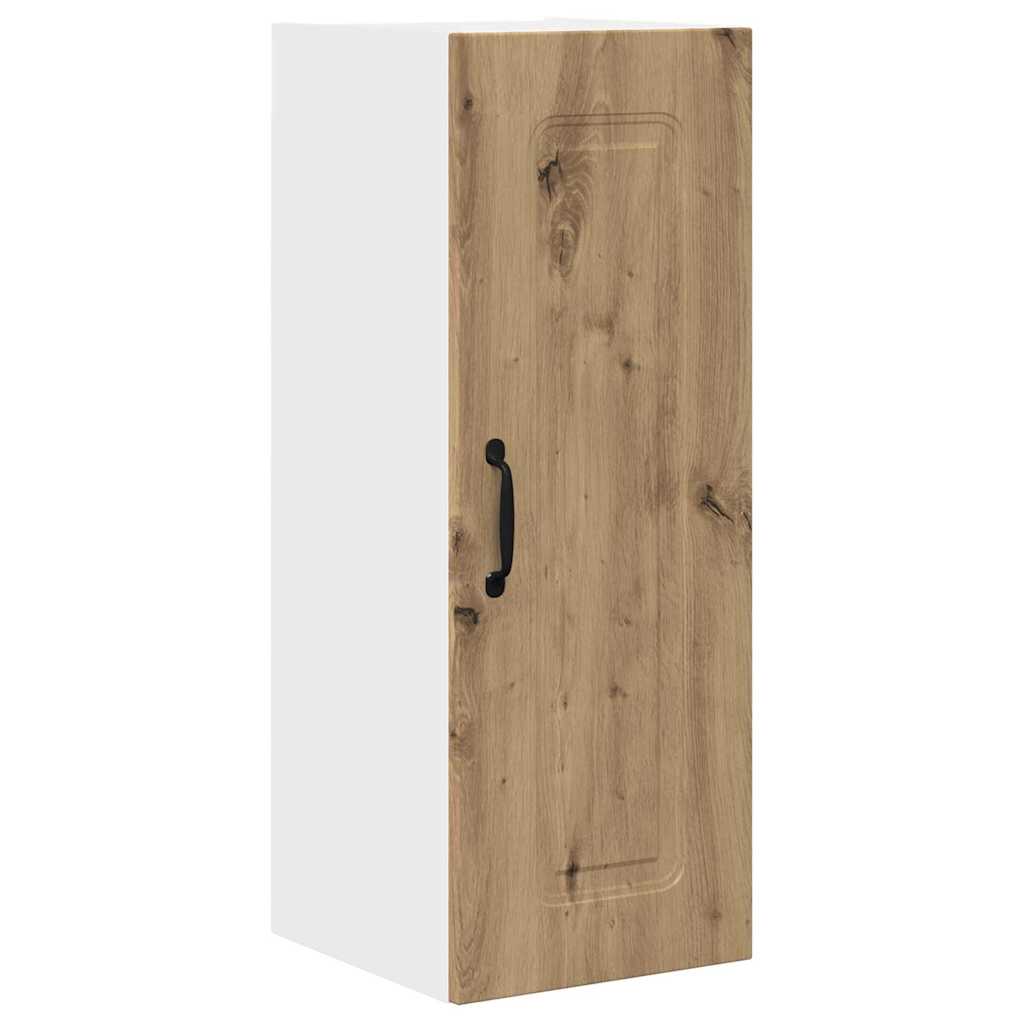 vidaXL Κρεμαστό ντουλάπι κουζίνας με ράφι Artisan Oak 30 x 31 x 80 εκ.