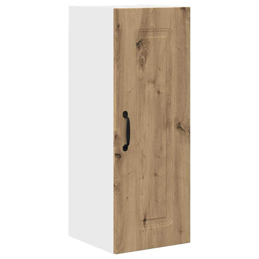 vidaXL Κρεμαστό ντουλάπι κουζίνας με ράφι Artisan Oak 30 x 31 x 80 εκ.