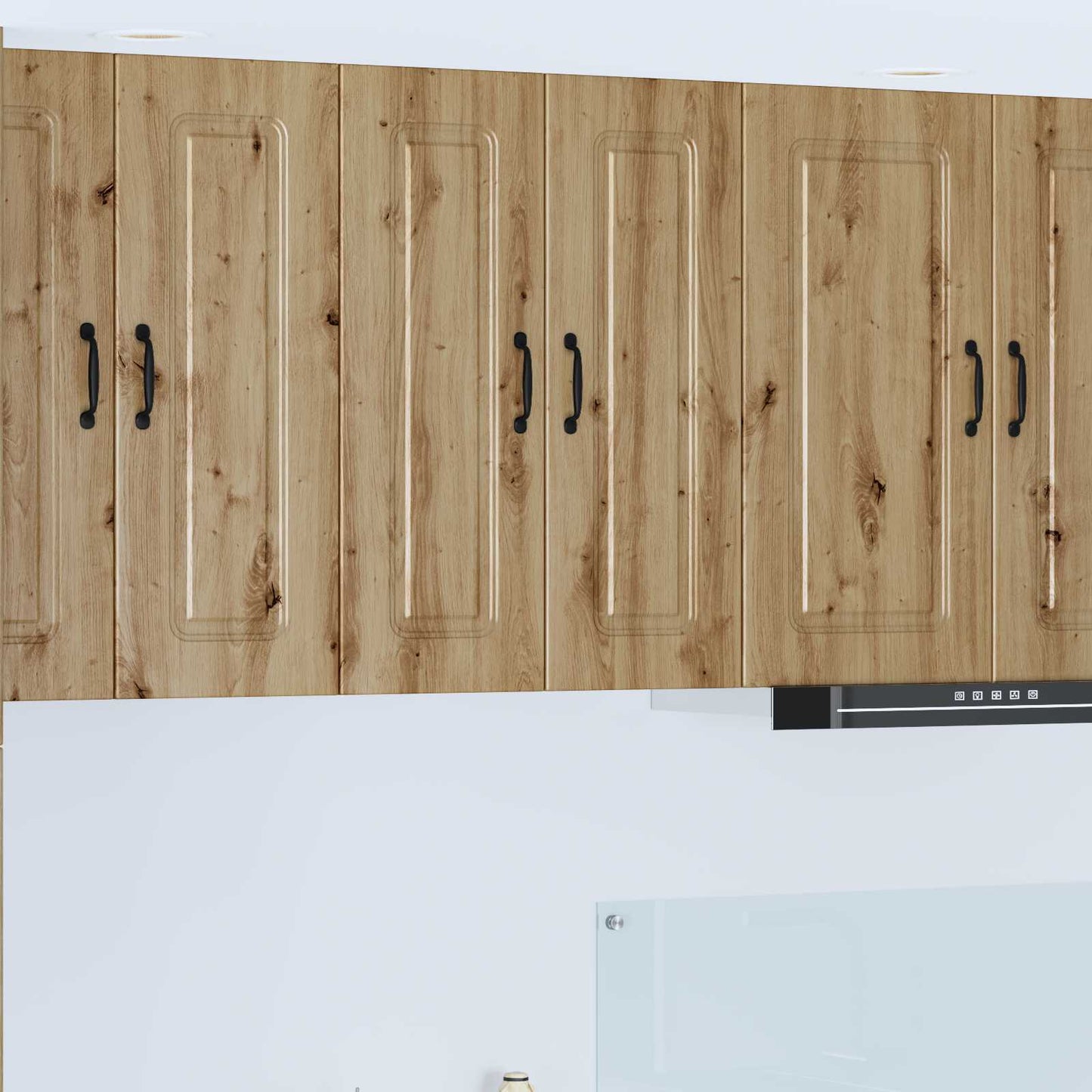 vidaXL Πάνελ πλυντηρίου πιάτων με αποθήκευση Kalmar 2 pcs Artisan Oak