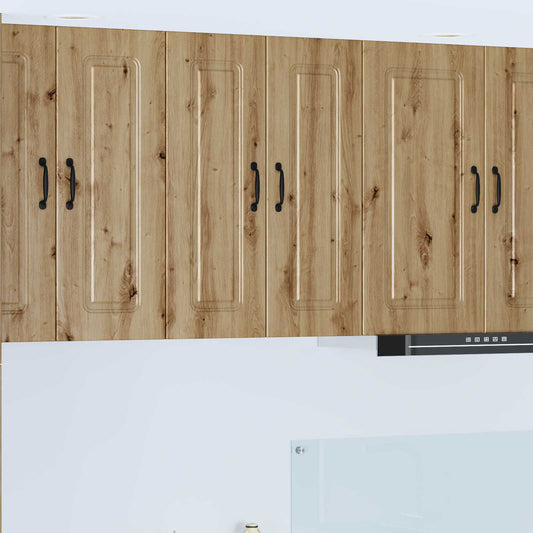vidaXL Πάνελ πλυντηρίου πιάτων με αποθήκευση Kalmar 2 pcs Artisan Oak