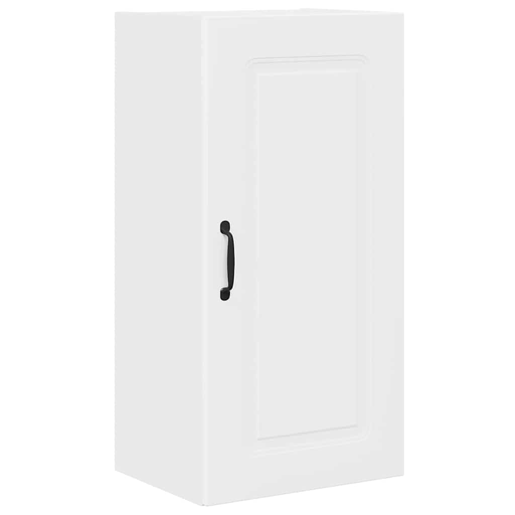 vidaXL Κρεμαστό ντουλάπι κουζίνας με ράφι Λευκό 40 x 31 x 80 εκ.