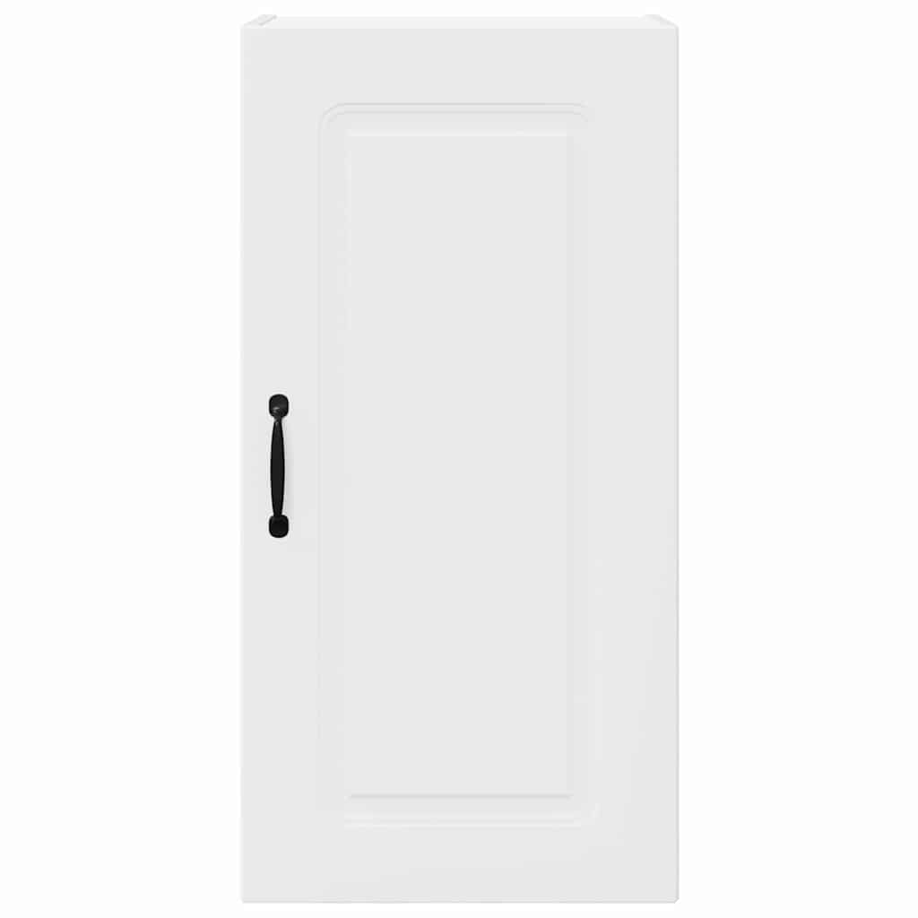 vidaXL Κρεμαστό ντουλάπι κουζίνας με ράφι Λευκό 40 x 31 x 80 εκ.