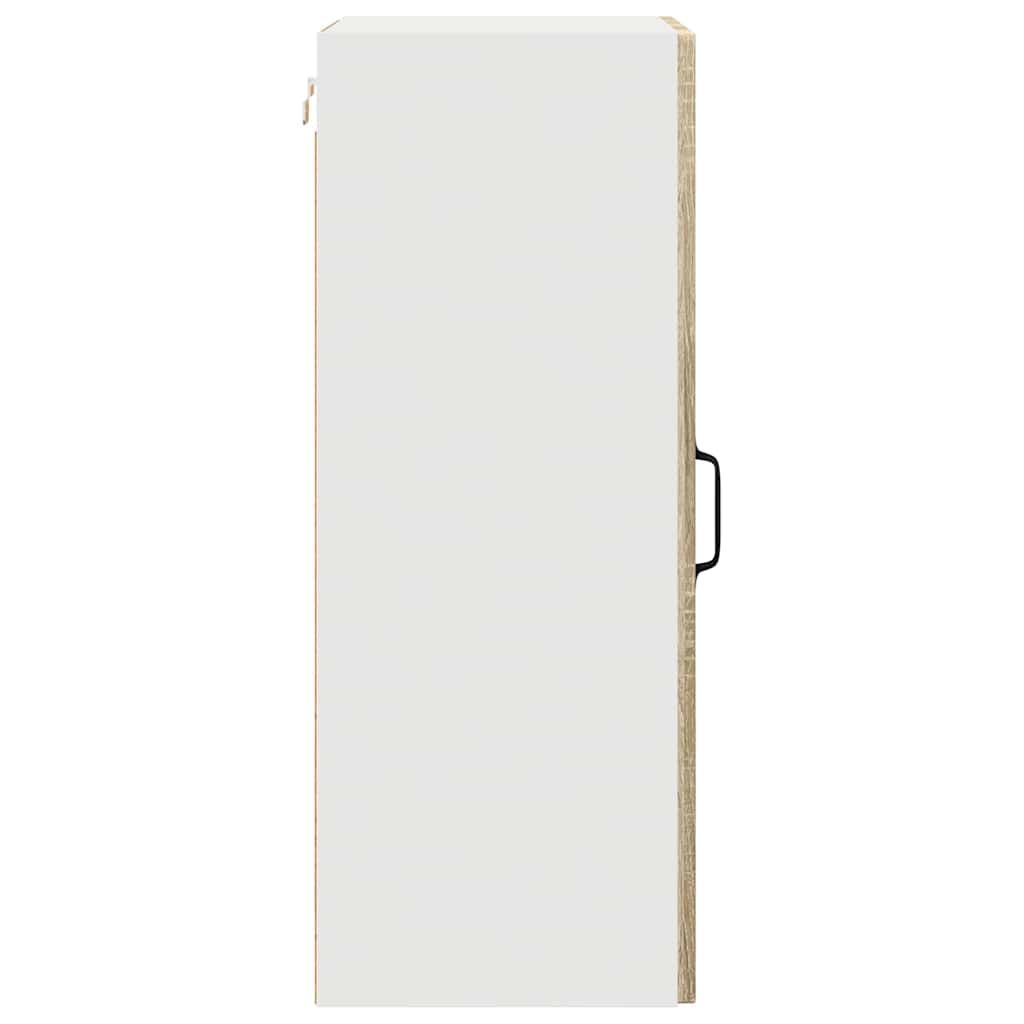 vidaXL Κρεμαστό ντουλάπι κουζίνας με ράφι Δρύς Sonoma 40 x 31 x 80 εκ.