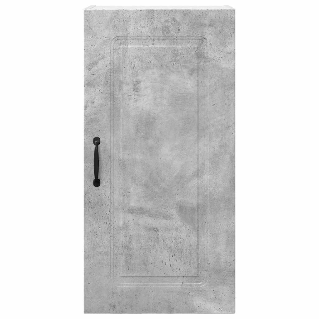 vidaXL Κρεμαστό ντουλάπι κουζίνας Σκυρόδεμα Γκρι 40 x 31 x 80 εκ.