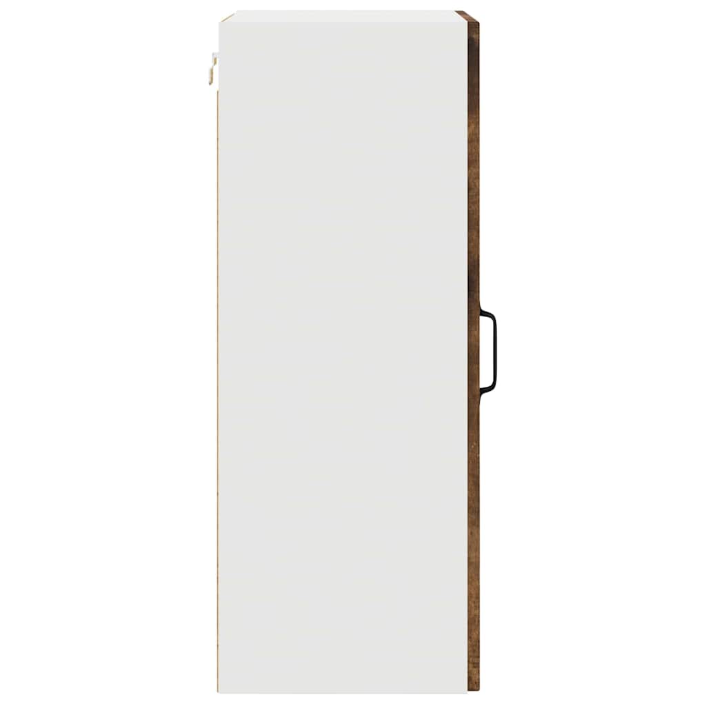 vidaXL Κρεμαστό ντουλάπι κουζίνας Καπνιστό Δρύς 40 x 31 x 80 εκ.