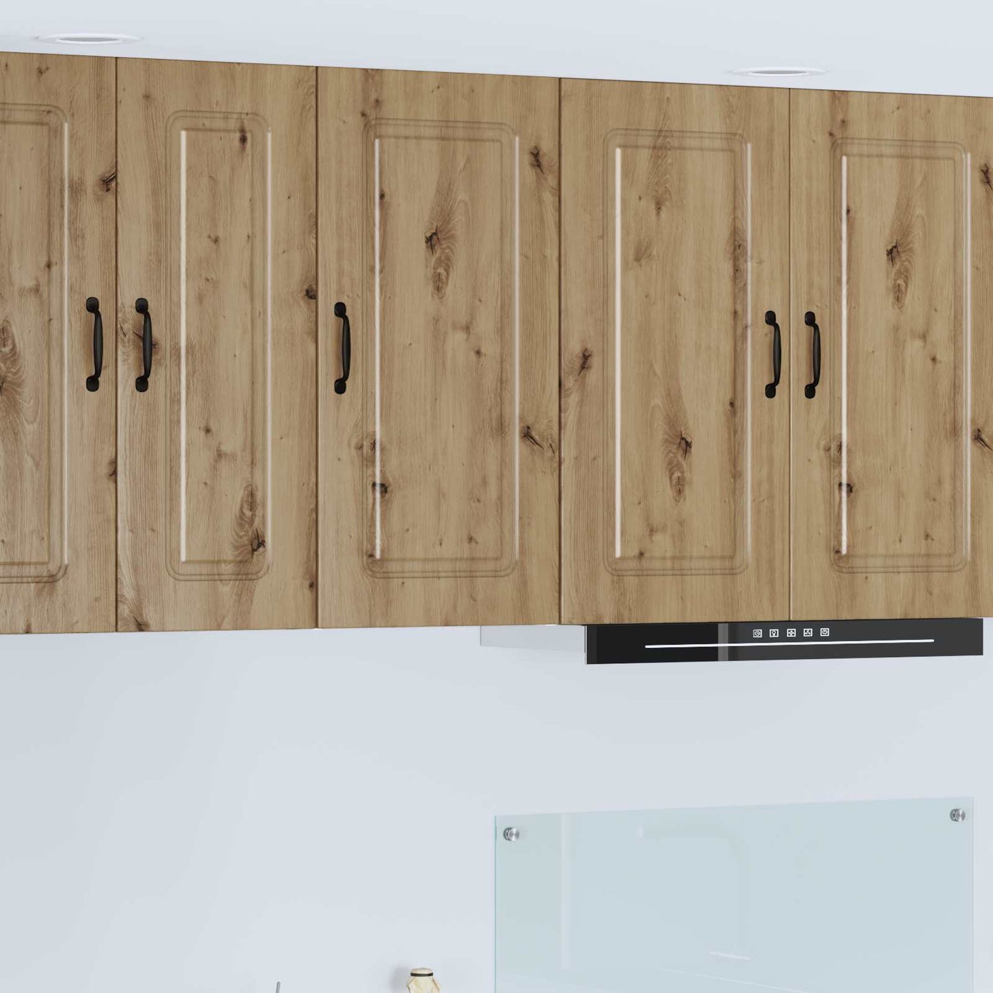 vidaXL Κρεμαστό ντουλάπι κουζίνας με ράφι Artisan Oak 40 x 31 x 80 εκ.