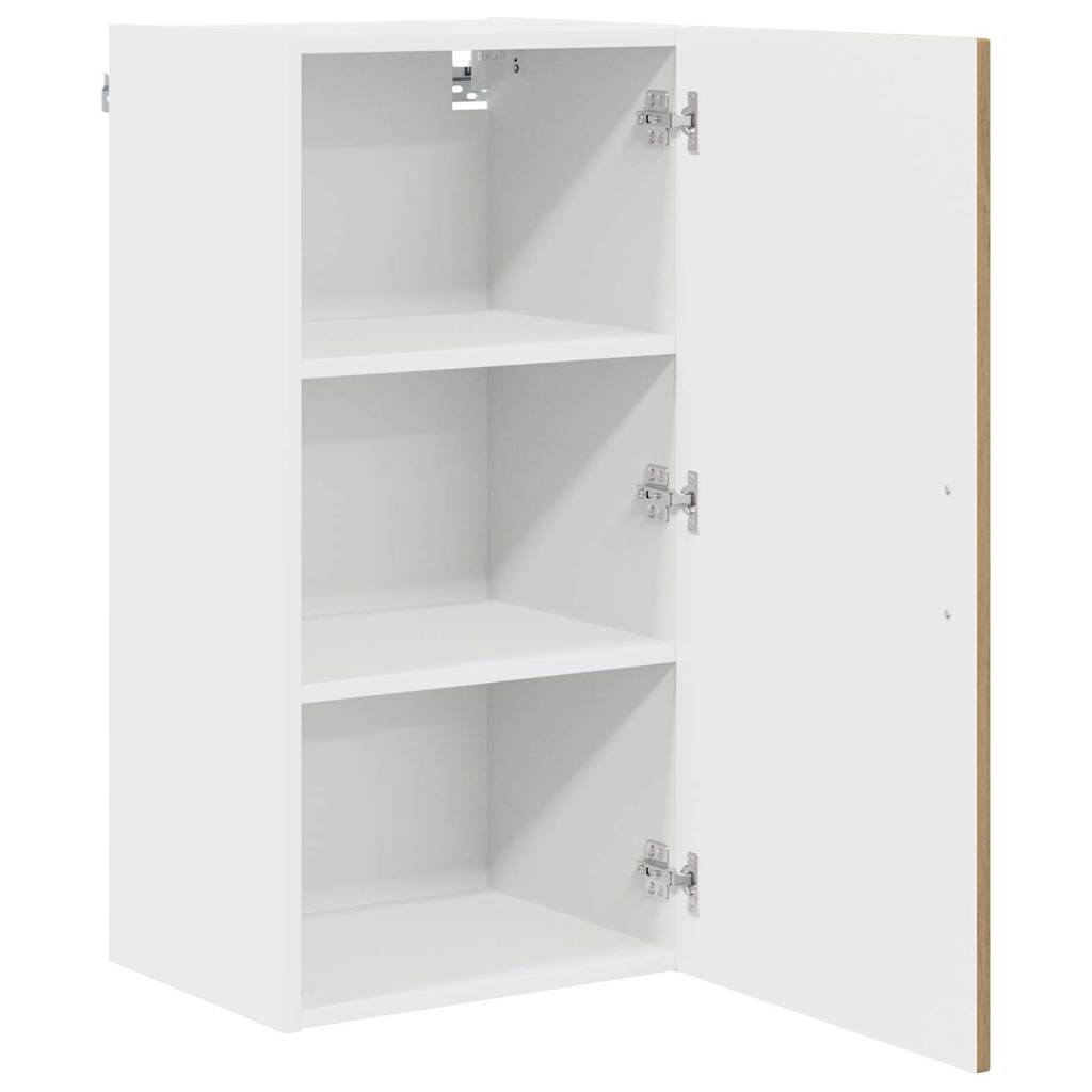 vidaXL Κρεμαστό ντουλάπι κουζίνας με ράφι Artisan Oak 40 x 31 x 80 εκ.