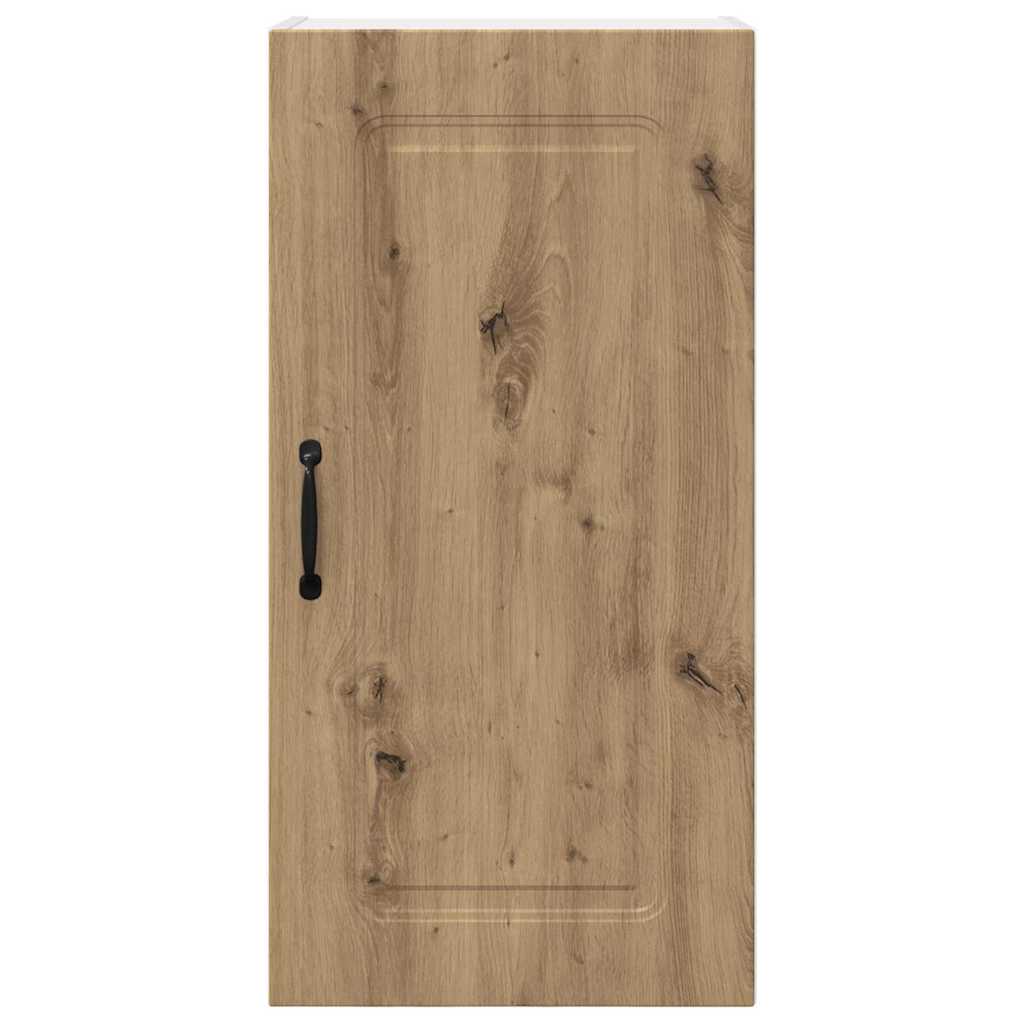 vidaXL Κρεμαστό ντουλάπι κουζίνας με ράφι Artisan Oak 40 x 31 x 80 εκ.