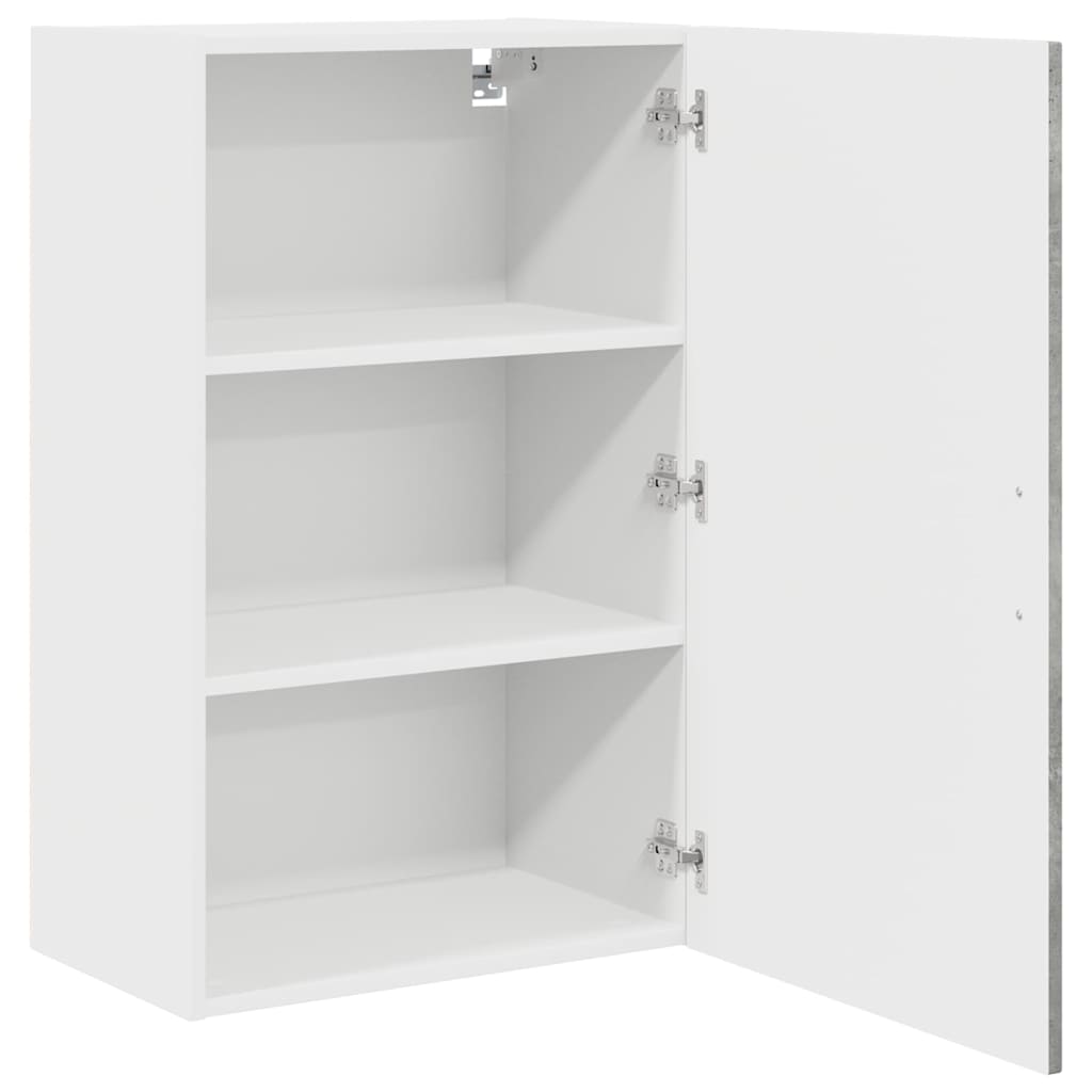 vidaXL Κρεμαστό ντουλάπι κουζίνας Σκυρόδεμα Γκρι 50 x 31 x 80 εκ.