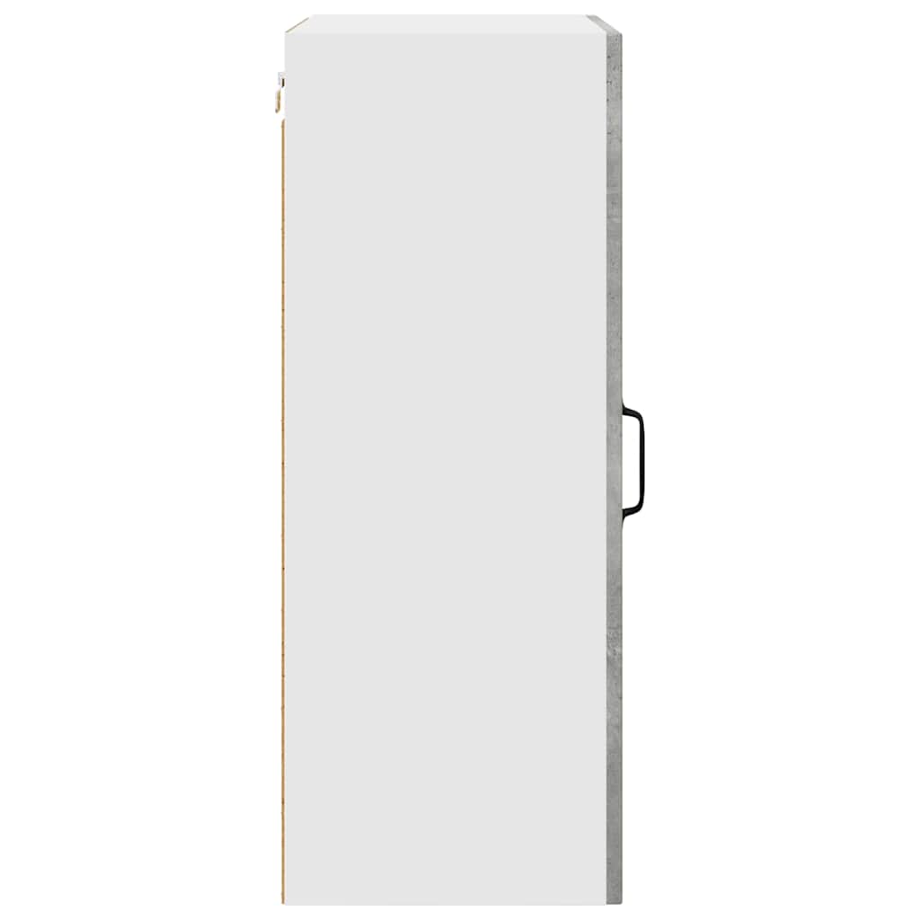 vidaXL Κρεμαστό ντουλάπι κουζίνας Σκυρόδεμα Γκρι 50 x 31 x 80 εκ.