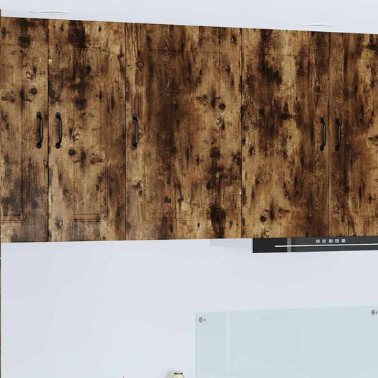 vidaXL Κρεμαστό ντουλάπι κουζίνας Καπνιστό Δρύς 50 x 31 x 80 εκ.