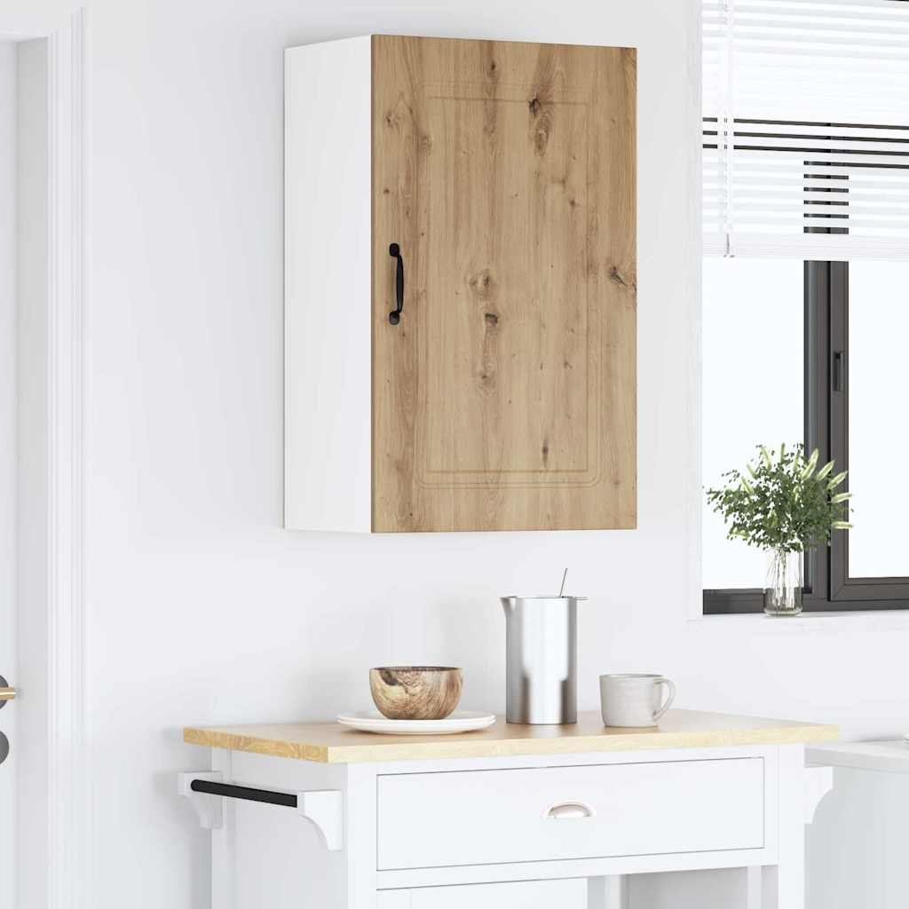 vidaXL Κρεμαστό ντουλάπι κουζίνας με ράφι Artisan Oak 50 x 31 x 80 εκ.