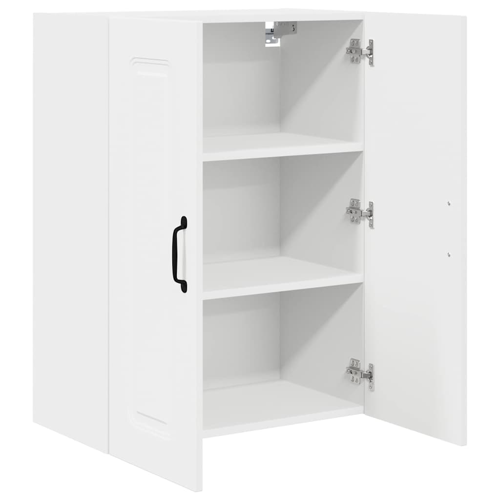 vidaXL Κρεμαστό ντουλάπι κουζίνας με ράφι Λευκό 60 x 31 x 80 εκ.