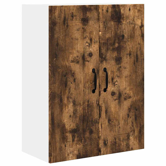 vidaXL Κρεμαστό ντουλάπι κουζίνας Καπνιστό Δρύς 60 x 31 x 80 εκ.