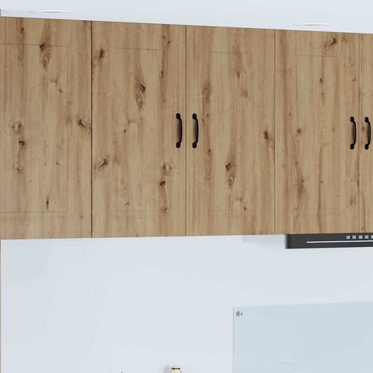 vidaXL Κρεμαστό ντουλάπι κουζίνας με ράφι Artisan Oak 80 x 31 x 80 εκ.