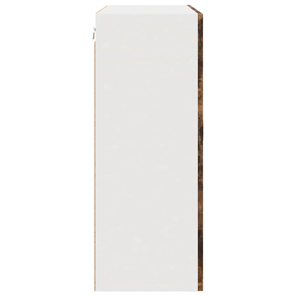 vidaXL Κρεμαστό ντουλάπι κουζίνας Καπνιστό Δρύς 80 x 31 x 80 εκ.