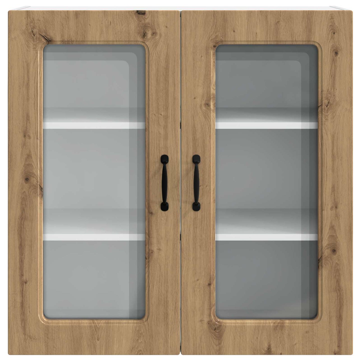 vidaXL Κρεμαστό ντουλάπι κουζίνας με ράφι Artisan Oak 80 x 31 x 80 εκ.