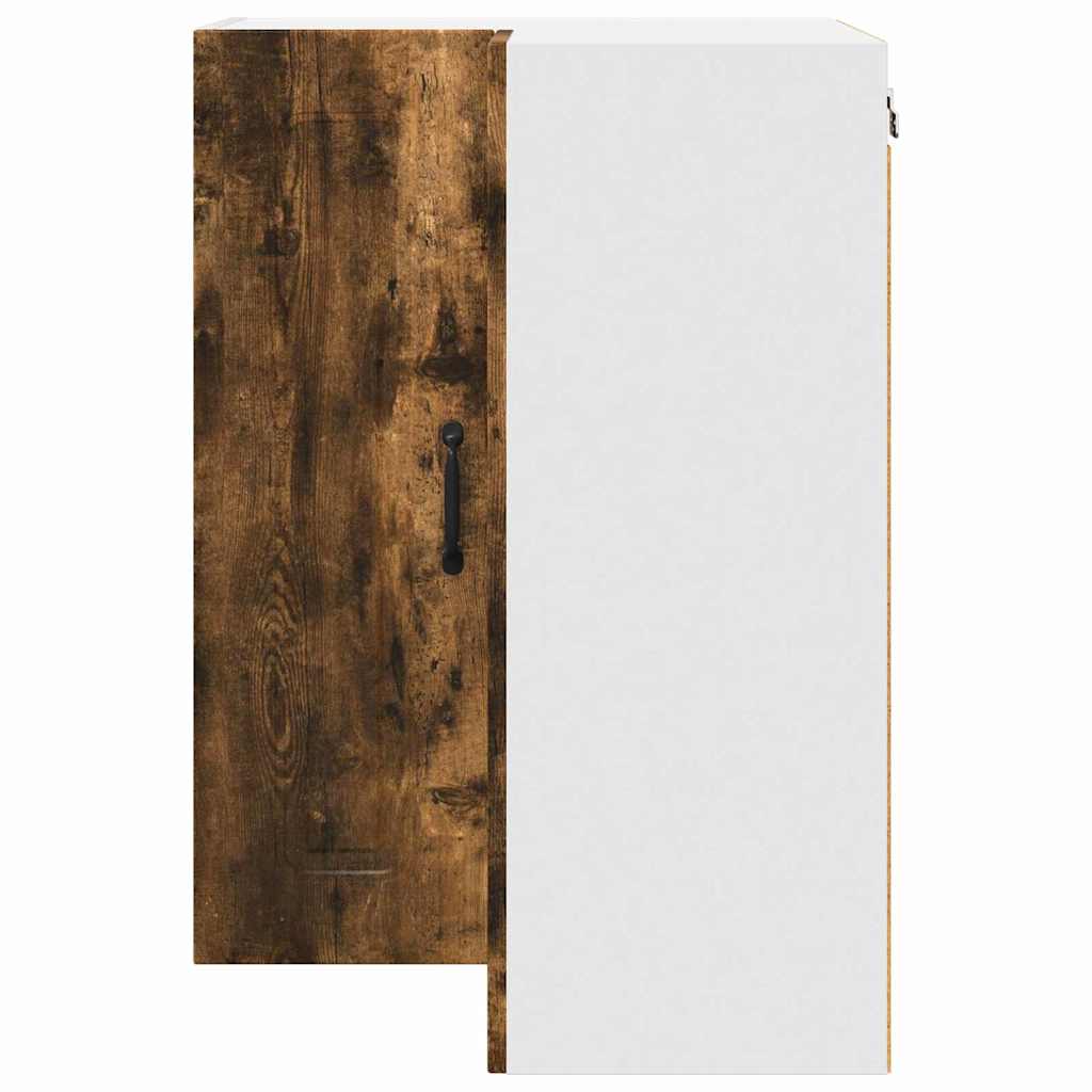 vidaXL Κρεμαστό ντουλάπι κουζίνας Καπνιστό Δρύς 57 x 57 x 80 εκ.