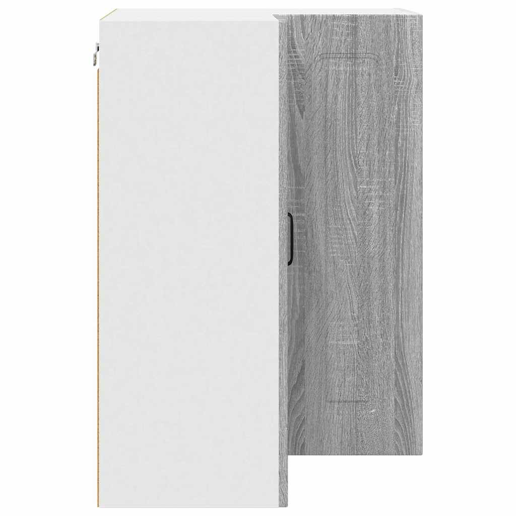 vidaXL Κρεμαστό ντουλάπι κουζίνας Γκρίζο Σονομα 57 x 57 x 80 εκ.