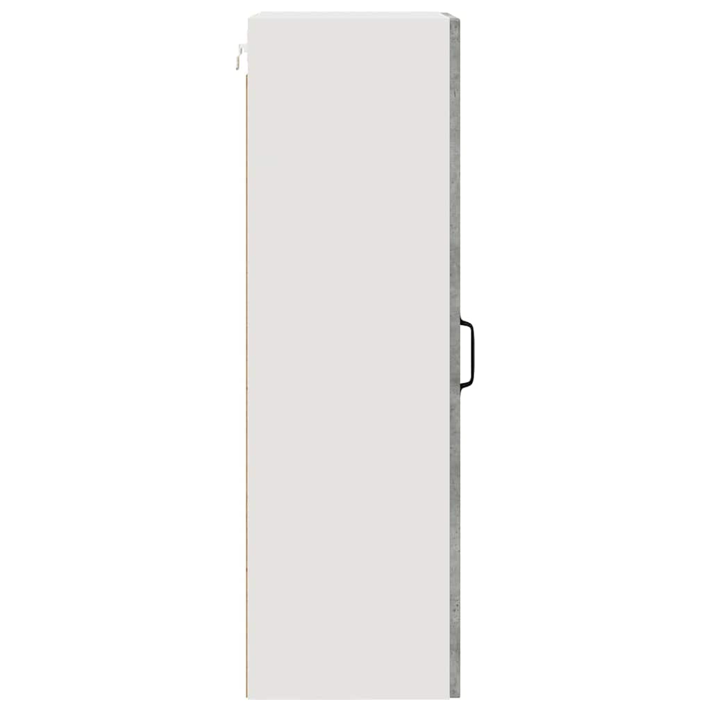 vidaXL Κρεμαστό ντουλάπι κουζίνας Σκυρόδεμα Γκρι 40 x 31 x 100 εκ.