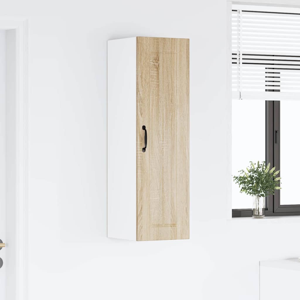 vidaXL Κρεμαστό ντουλάπι κουζίνας Δρύς Sonoma 30 x 31 x 100 εκ.