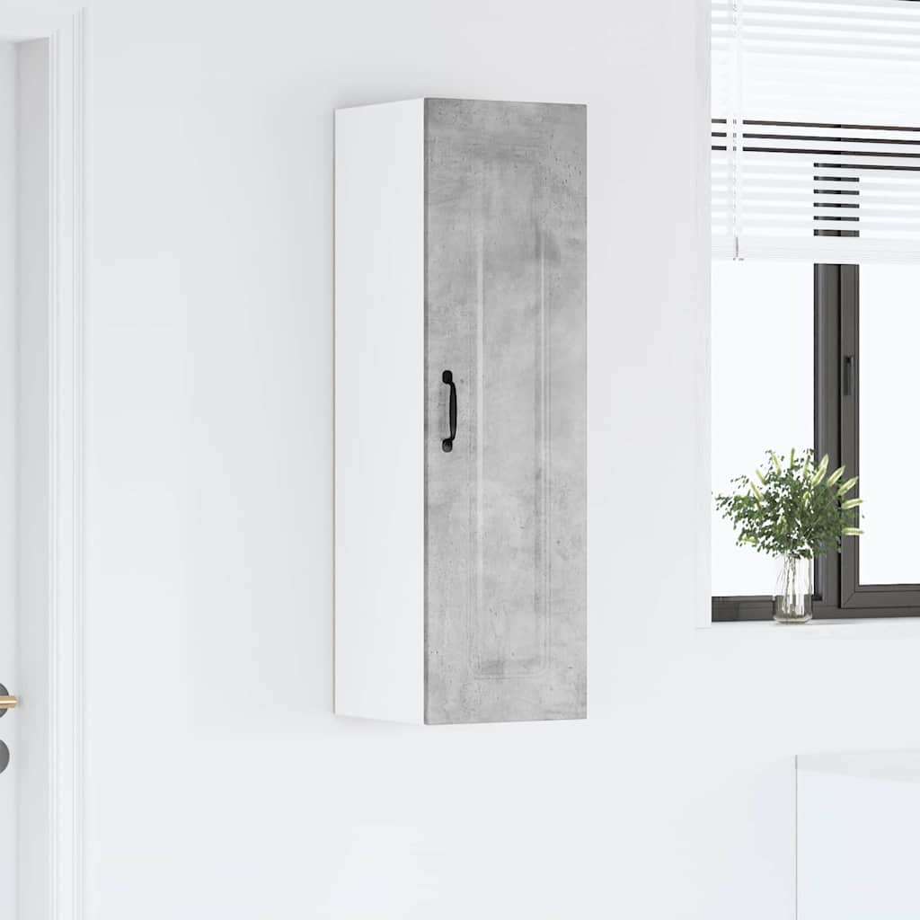 vidaXL Κρεμαστό ντουλάπι κουζίνας Σκυρόδεμα Γκρι 30 x 31 x 100 εκ.