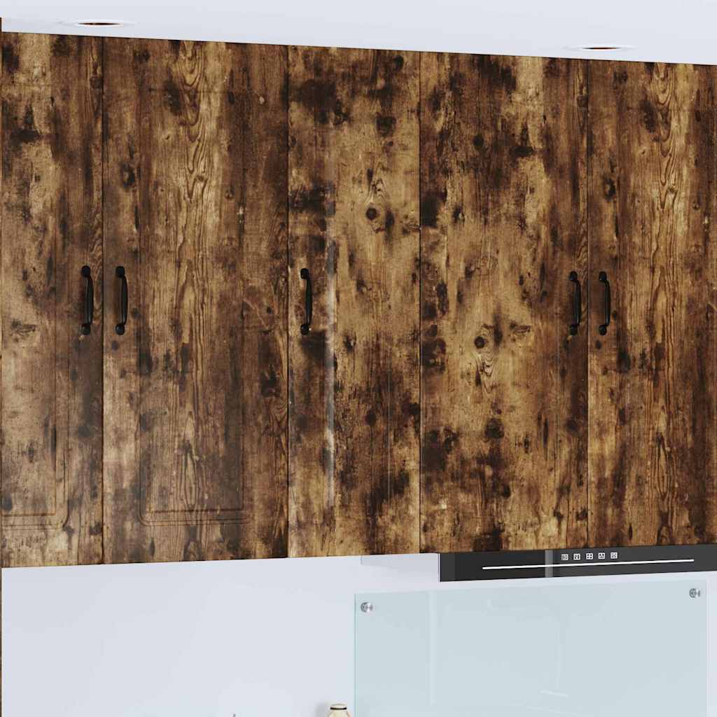 vidaXL Κρεμαστό ντουλάπι κουζίνας Καπνιστό Δρύς 30 x 31 x 100 εκ.