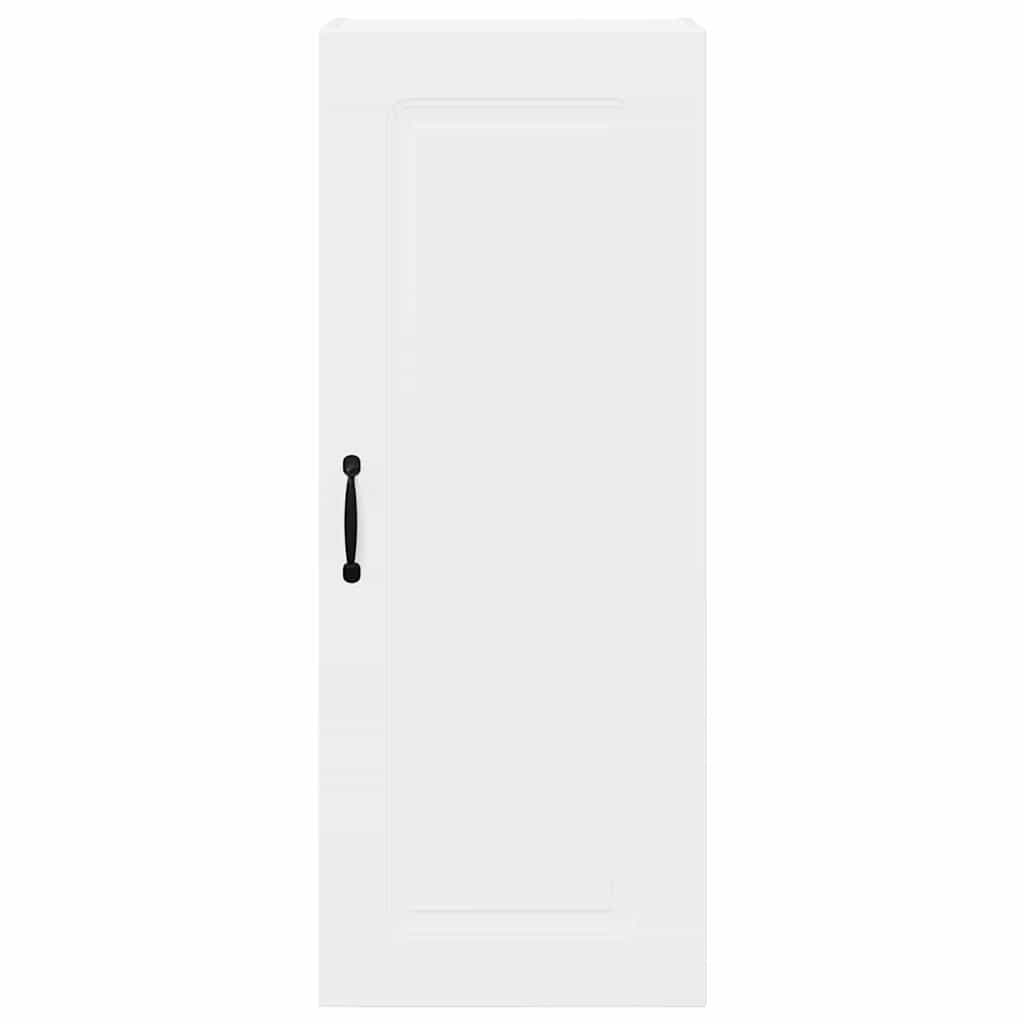 vidaXL Κρεμαστό ντουλάπι κουζίνας με ράφι Λευκό 40 x 31 x 100 εκ.