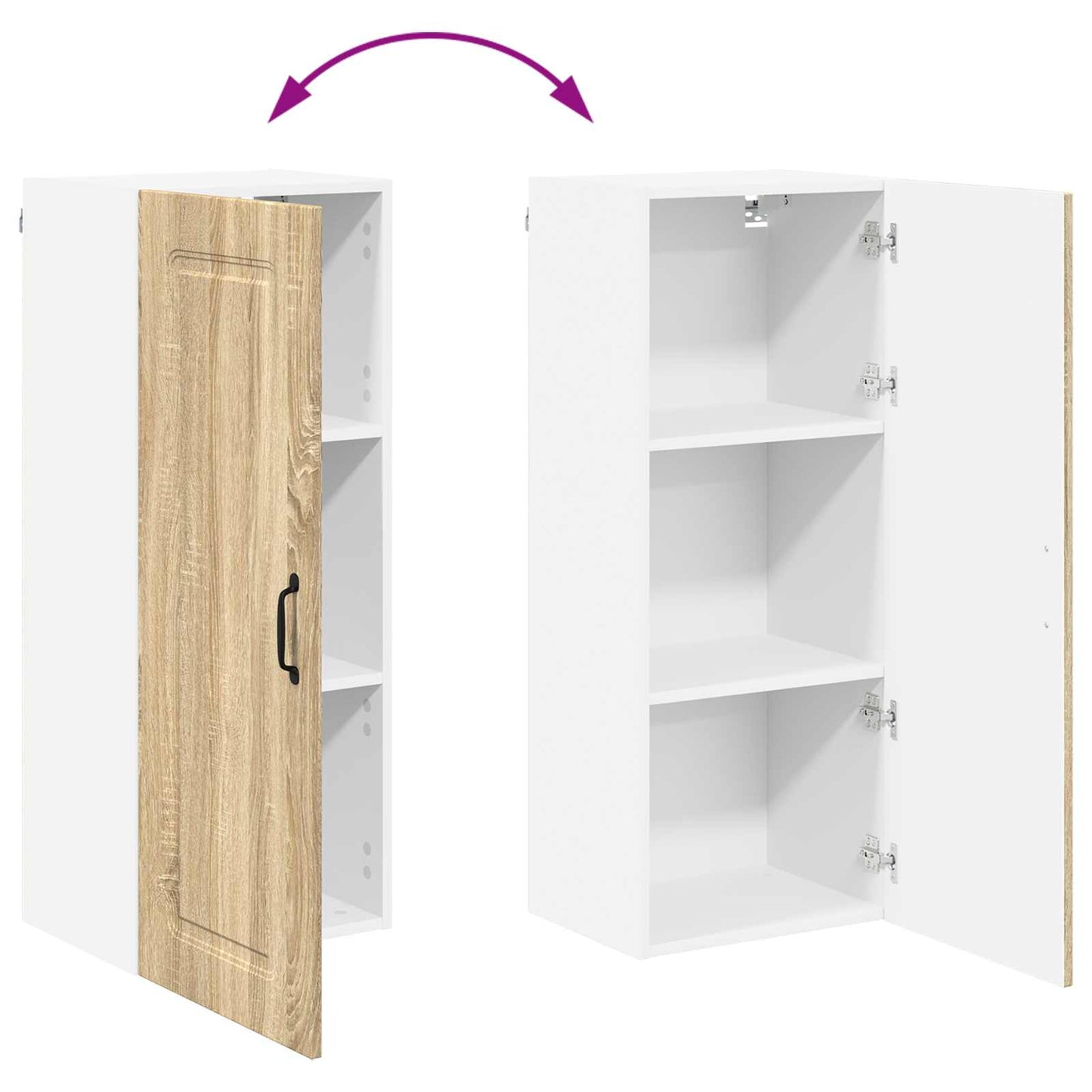 vidaXL Πάνελ πλυντηρίου πιάτων Kalmar Δρύς Sonoma 40 x 31 x 100 εκ.