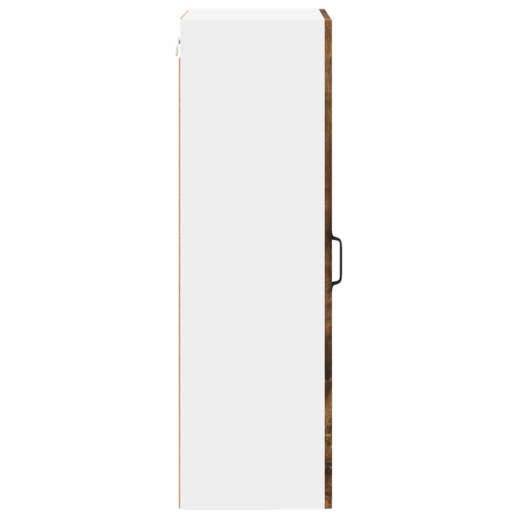 vidaXL Κρεμαστό ντουλάπι κουζίνας Καπνιστό Δρύς 40 x 31 x 100 εκ.